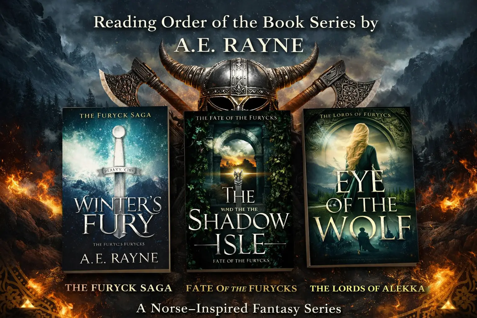 A. E. Rayne Books in Order: The Complete Reading Guide to The Furyck Saga, The Lords of Alekka & Fate of the Furycks