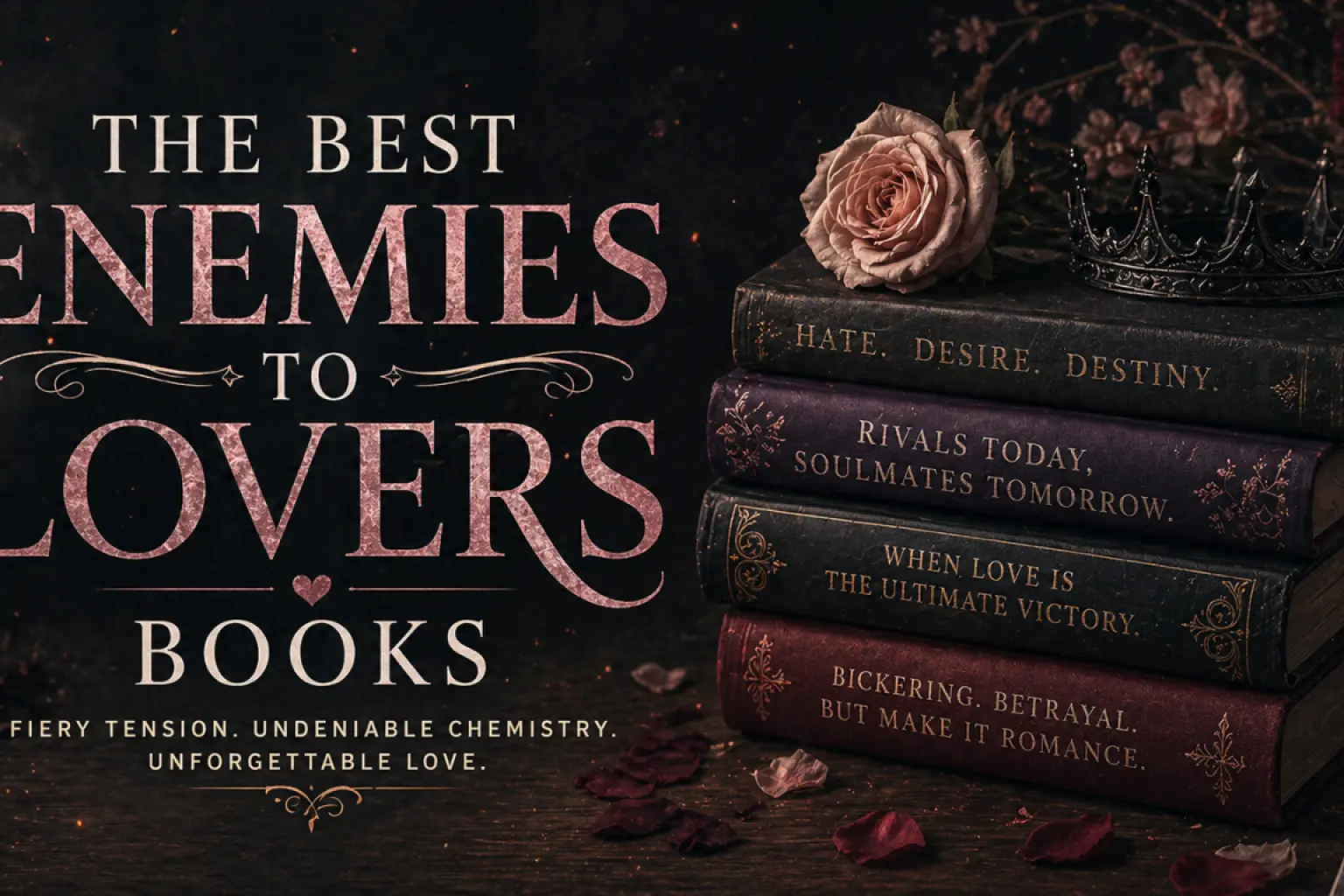 The Best Enemies-to-Lovers Books - Hate Them. Want Them. Can't Stop Reading