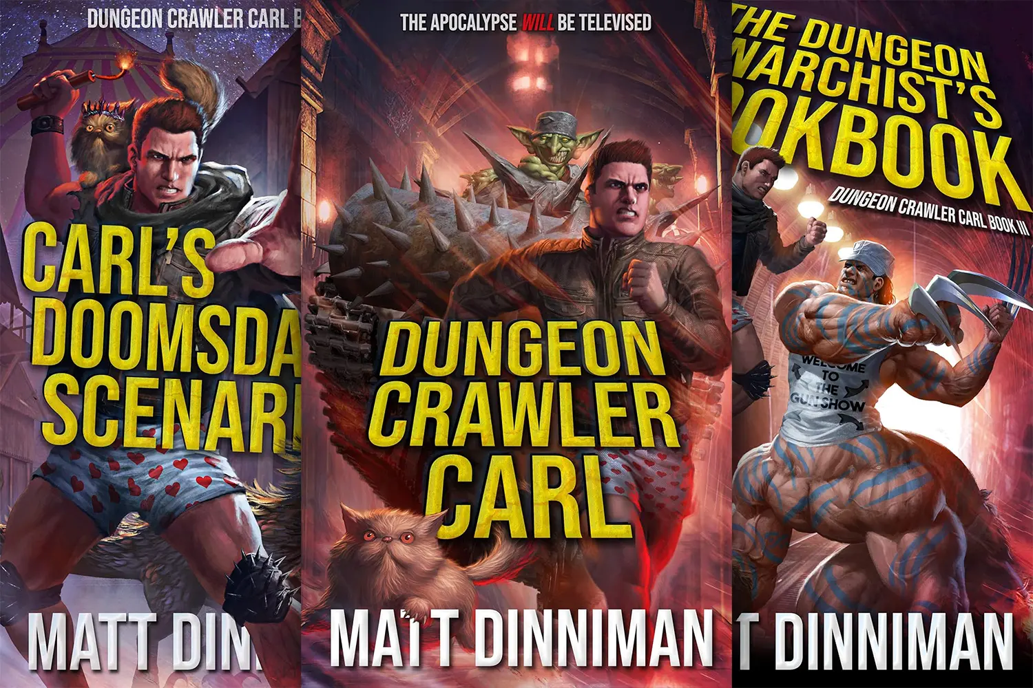 Dungeon Crawler Carl books - browse Dungeon Crawler Carl series on Trope Trove
