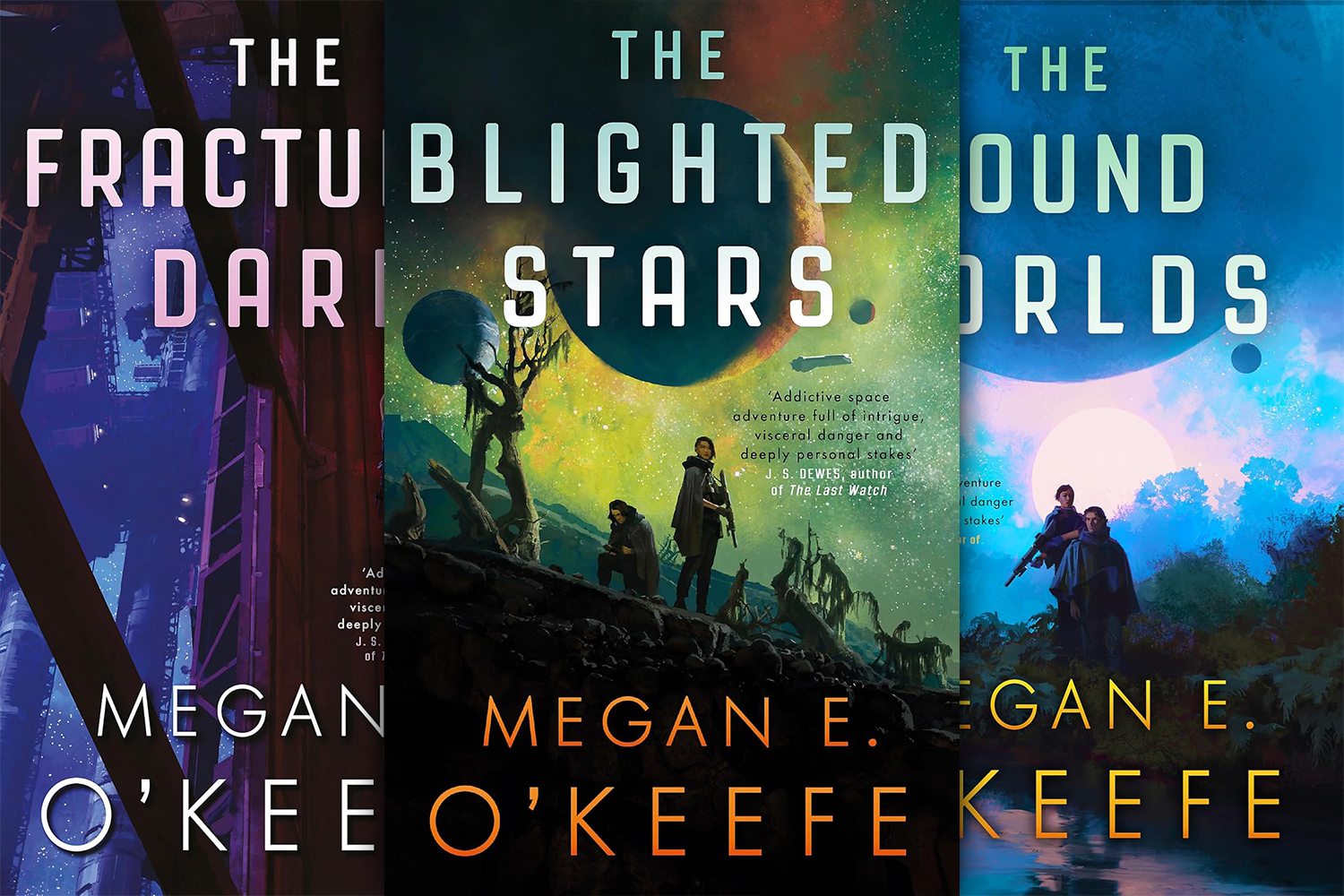 Devoured Book The Devoured Worlds book series by Megan O'Keefe | Trope Trove